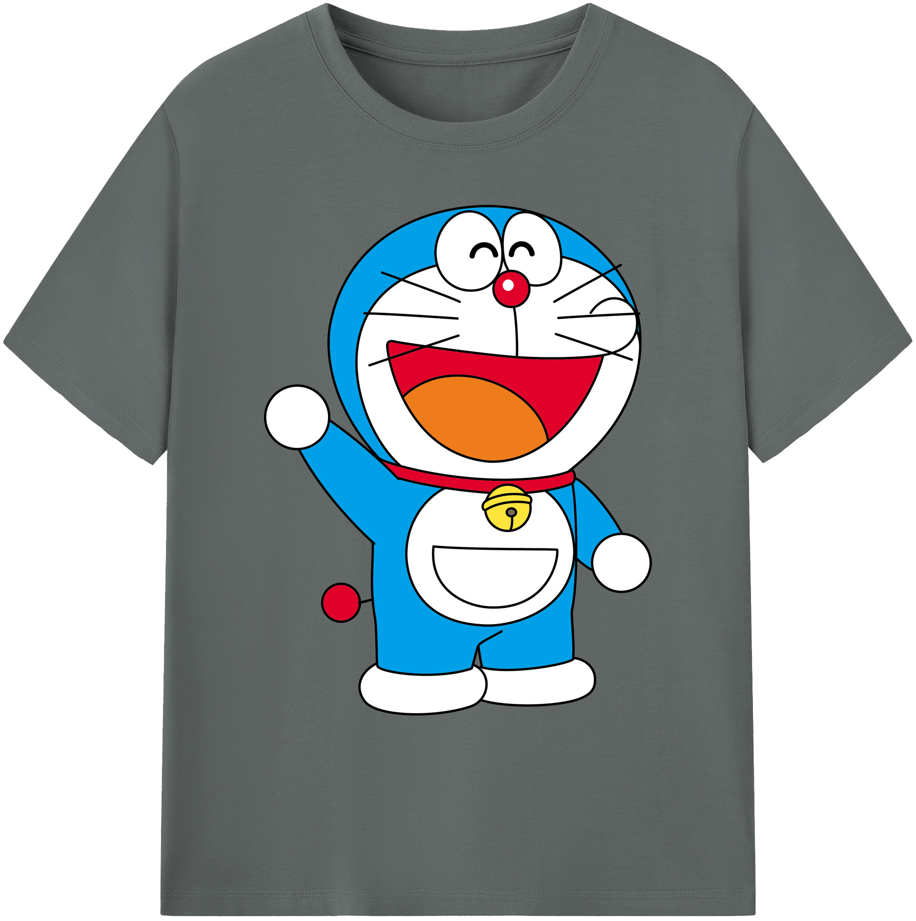 （画像用） ドラえもん Doraemon 綿100％ メンズ半袖Tシャツ｜肌触りやわらか＆通気性